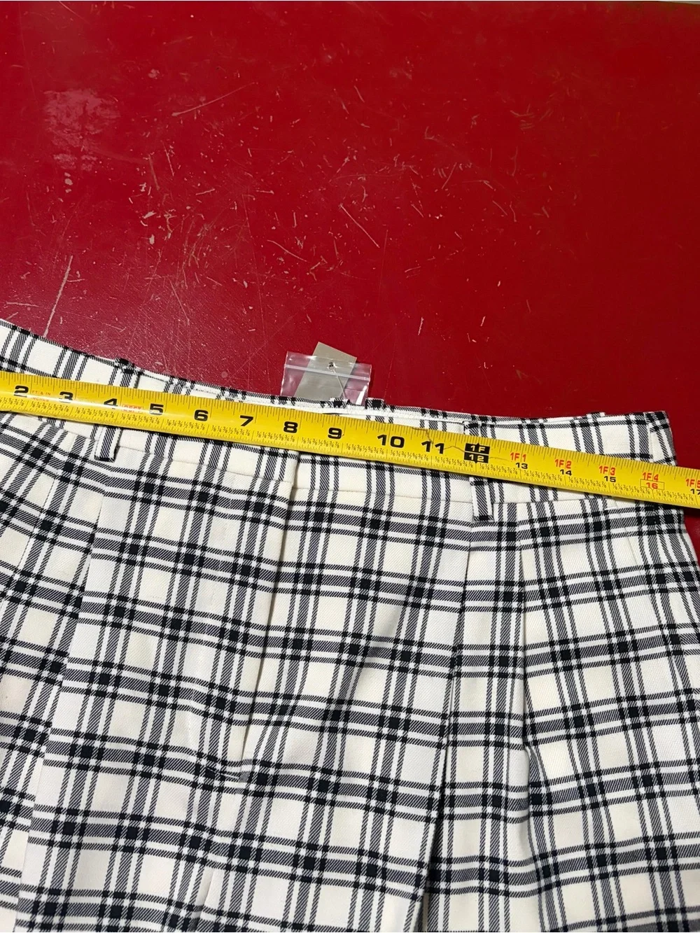 J. Crew Cream and Black Plaid Tailored Blazer